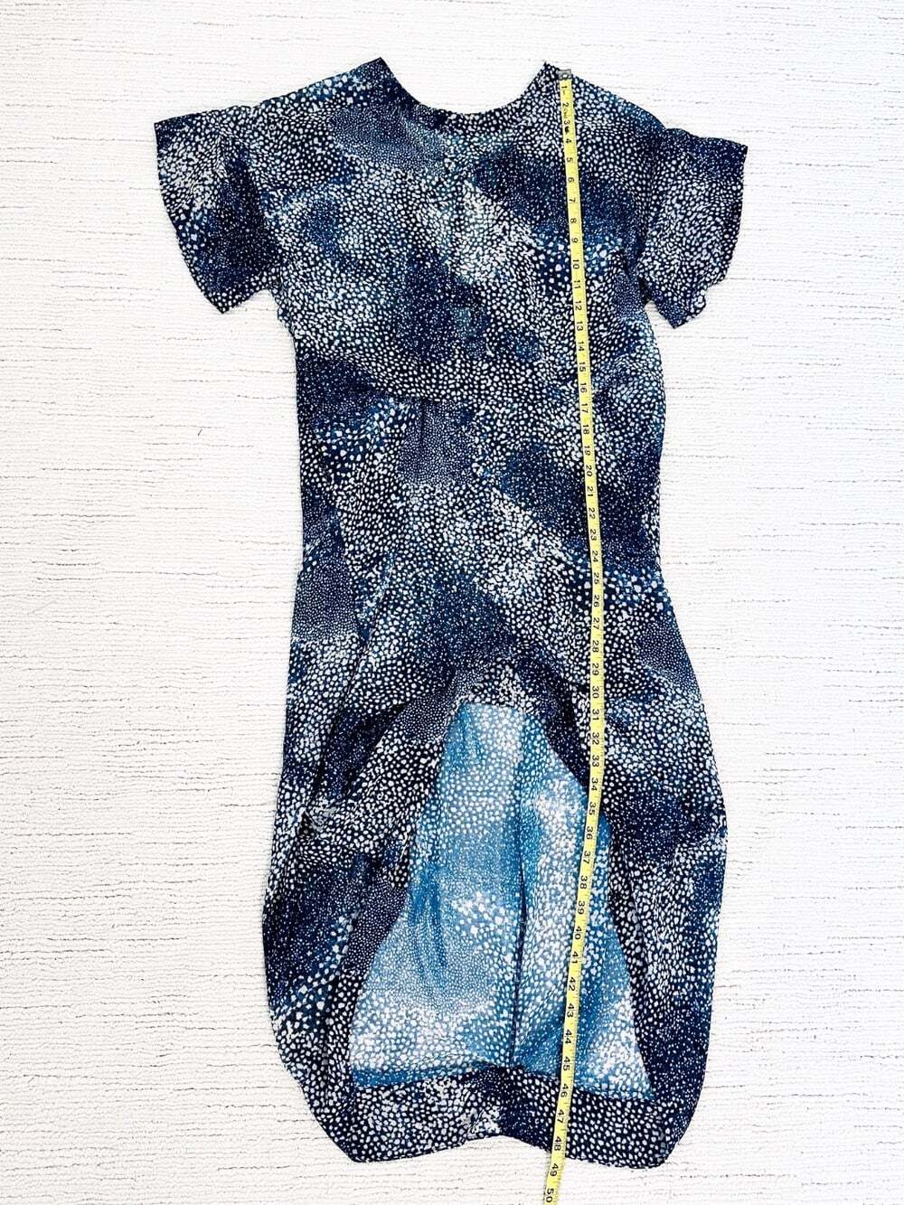 MALIA MILLS Candice Size M Semi-Sheer Cover-Up Eurosummer Vacation Luxury Flowy - Picture 6 of 11